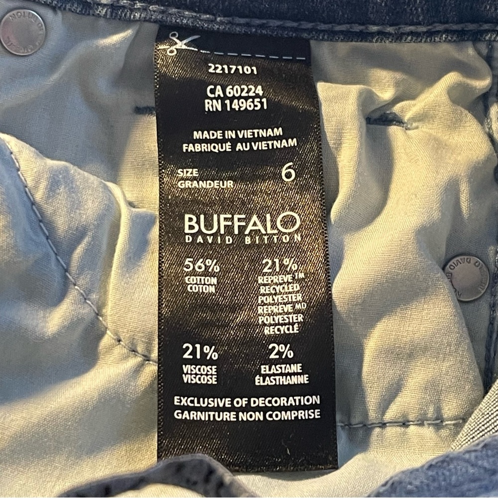 BUFFALO David Bitton Alyssa High-Rise Straight Leg Jeans (6x30) - Picture 15 of 16